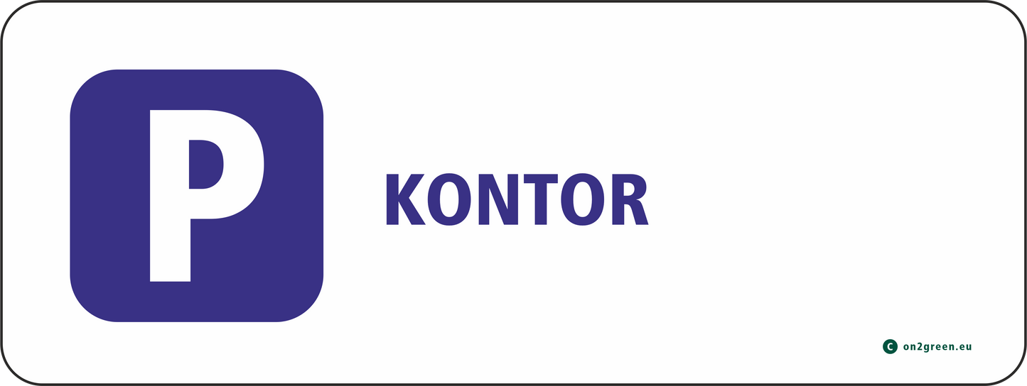 Parkeringsskyltar: Kontor