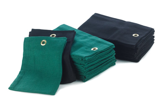 Stora Tri Fold Tee handdukar i bomull, grön