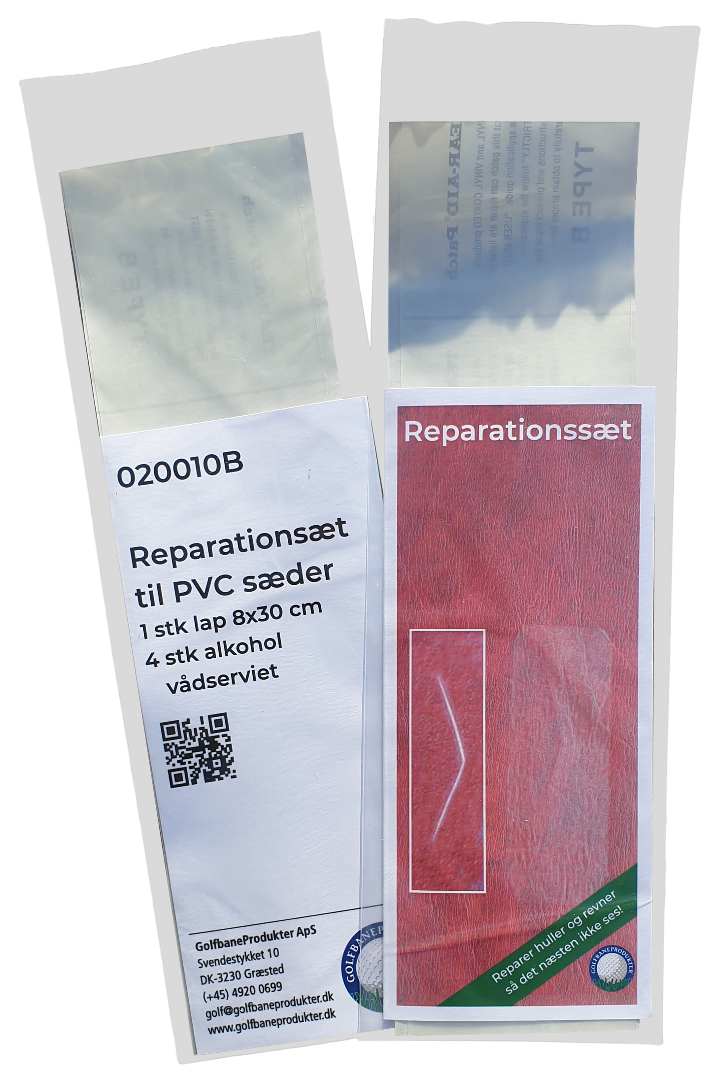Reparations aid kit till PVC material