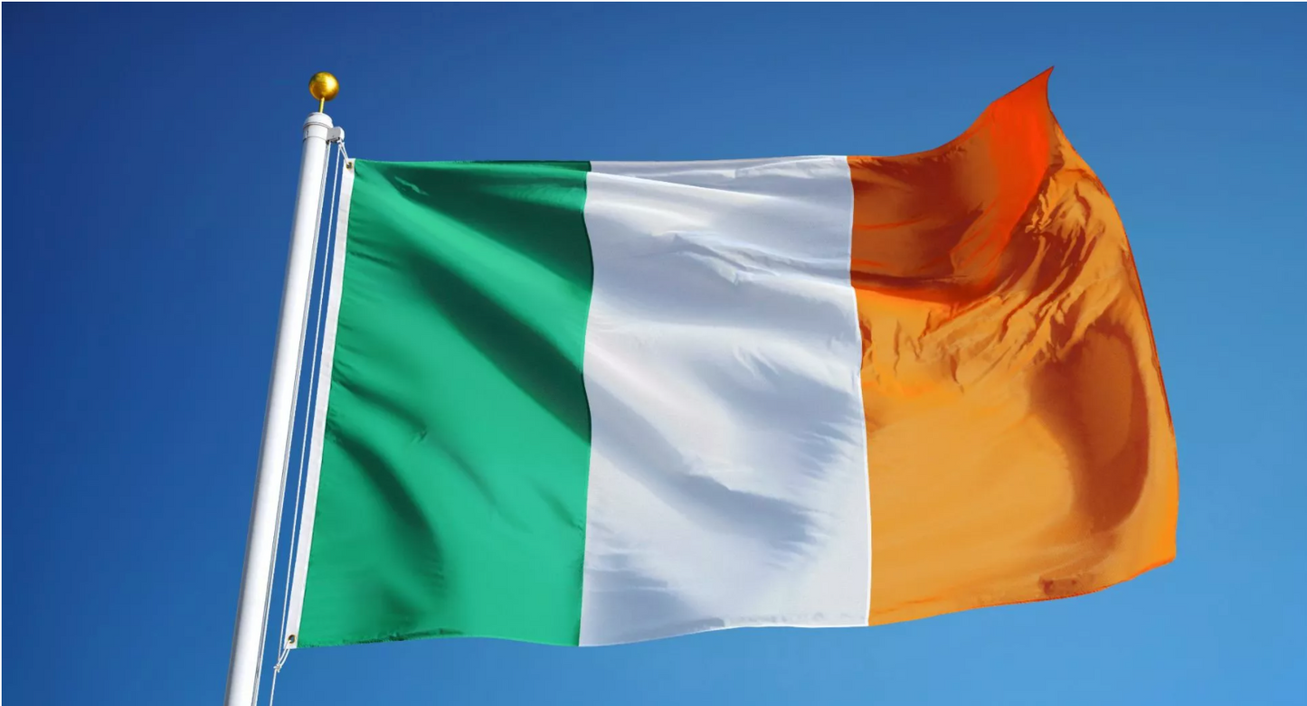 Nationalflagga Irland till 6 meter flaggstång