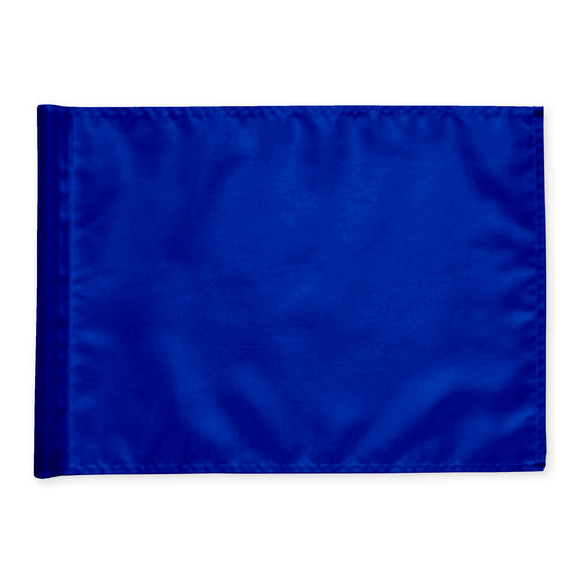 Puttinggreen flagga, blå, nylon, extra kraftig flaggduk