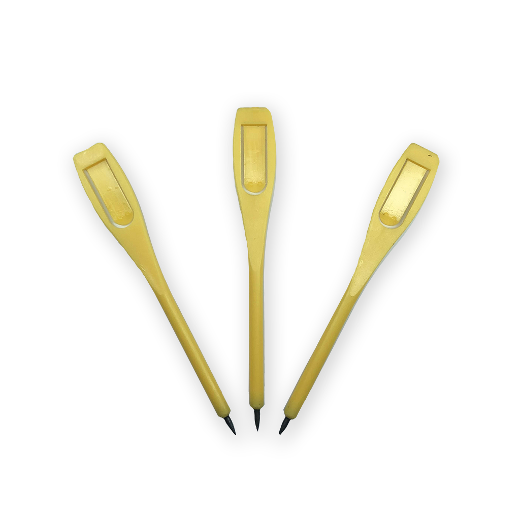 Scorepenna med blyerts , gul