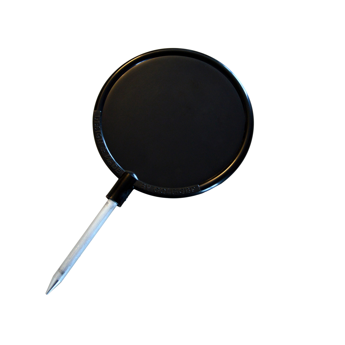 Tee-markering modell Round, Ø 12 cm, svart